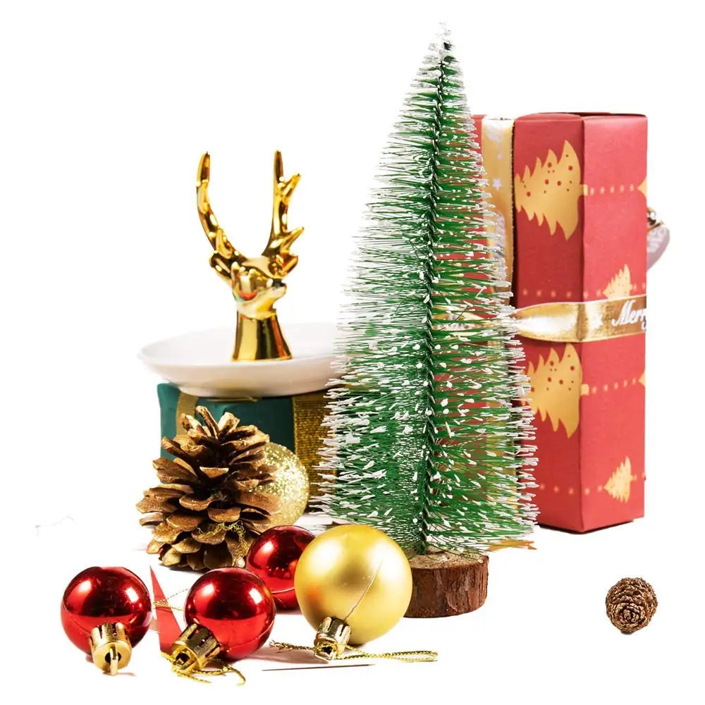 Christmas Decoration Christmas Tree Pine Tree with Wooden Base 10-30CM