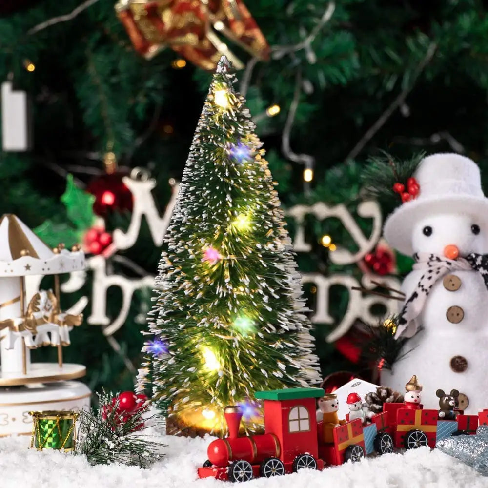 Christmas Decoration Christmas Tree Pine Tree with Wooden Base 10-30CM