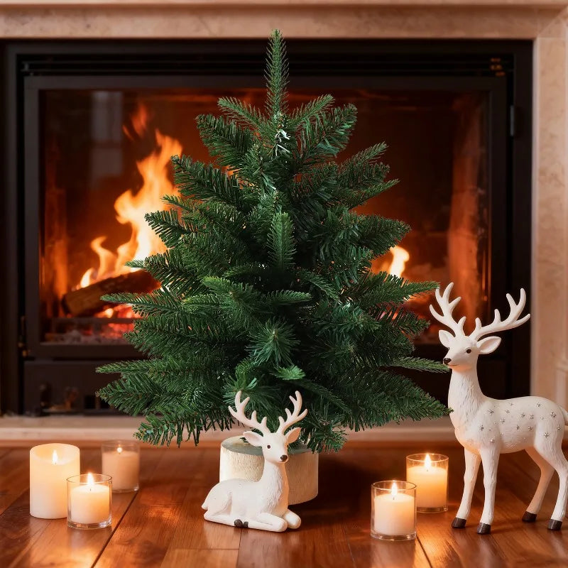 Christmas Tree 45/60cm Mini Christmas Artificial Pine Tree Decor