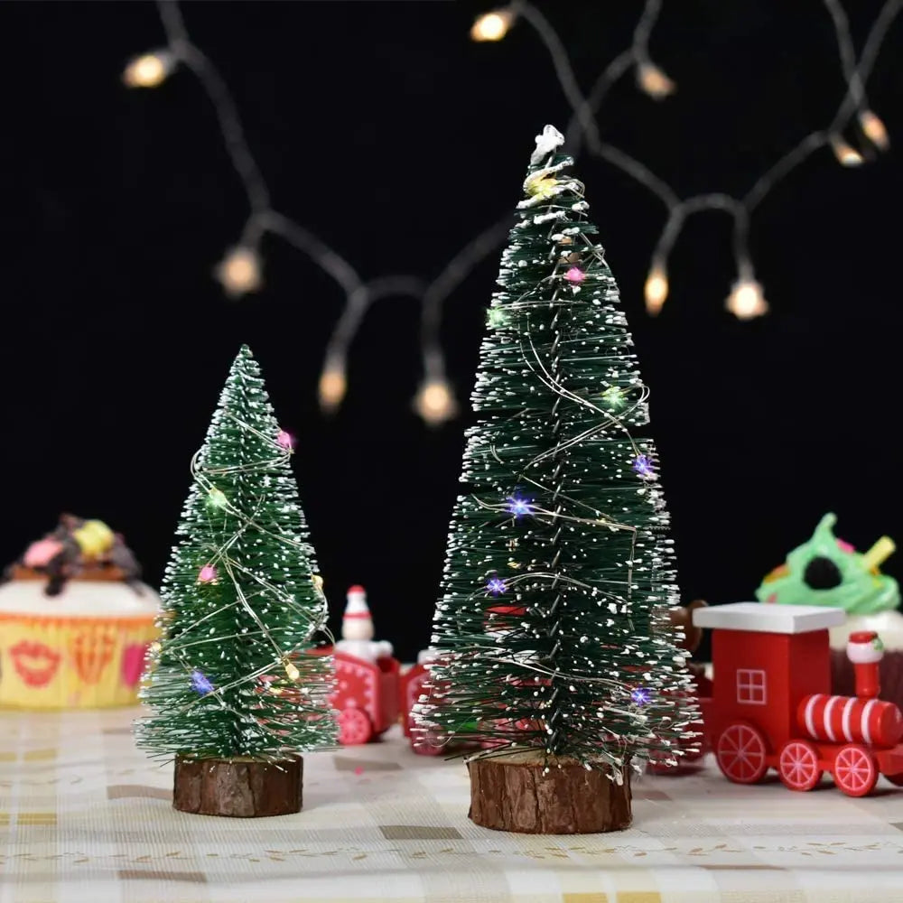 Christmas Decoration Christmas Tree Pine Tree with Wooden Base 10-30CM
